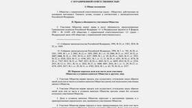 Как составить устав ООО в Элекс