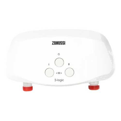 Водонагреватель проточный Zanussi 3-logic 5.5 ТS (душ+кран) white в Элекс