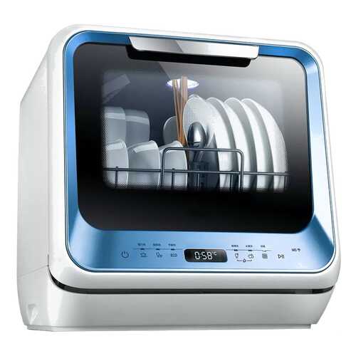 Посудомоечная машина компактная Midea MCFD42900BL MINI white/blue в Элекс