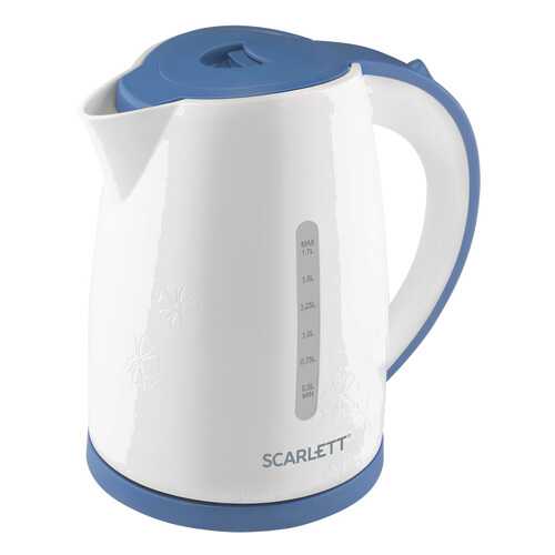 Чайник электрический Scarlett SC-EK18P44 White/Blue в Элекс