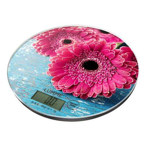 Весы кухонные LUMME LU-1341 Pink Gerbera в Элекс