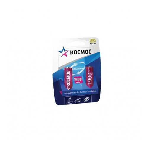 Аккумулятор КОСМОС KOCR6NIMH(1900MAH) AA (LR6) 2шт. в Элекс