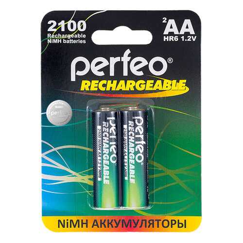 Аккумуляторная батарея Perfeo AA2100mAh 2 шт в Элекс