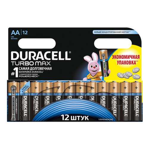 Батарейка Duracell LR6/MX 1500-12 BL 12 шт в Элекс