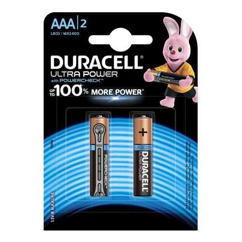 Батарейка DURACELL UltraPower LR03/2BL 2 шт в Элекс