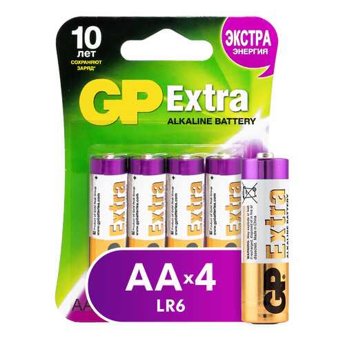 Батарейка GP Batteries Extra GP15AX-2CR4 4 шт в Элекс