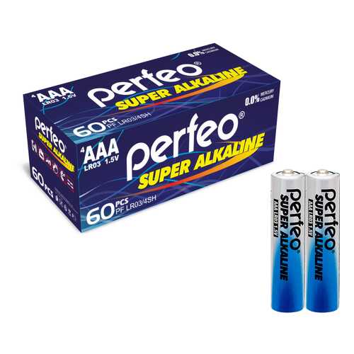 Батарейка Perfeo LR03/2SH Super Alkaline 60 шт в Элекс