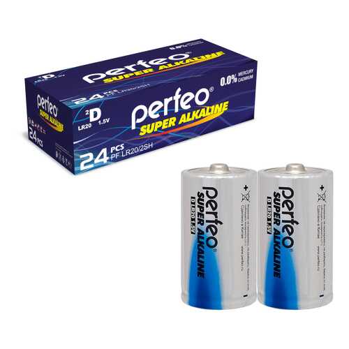 Батарейка Perfeo LR20/2SH Super Alkaline 10 шт в Элекс