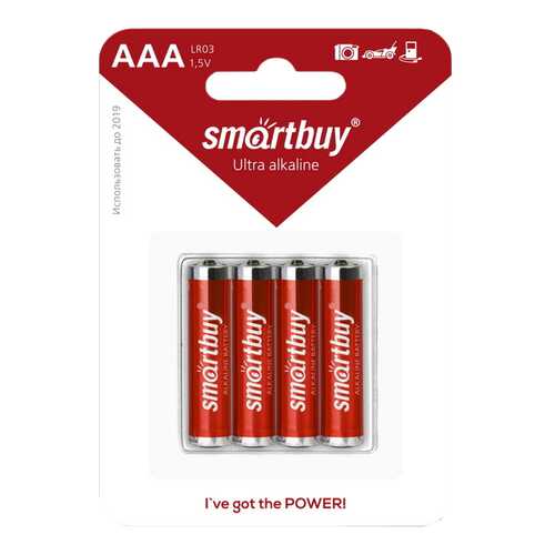 Батарейка SmartBuy Alkaline SBBA-3A04B 4 шт в Элекс