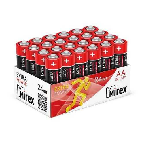 Батарейка солевая Mirex R6/AA 1,5V 24 шт в Элекс