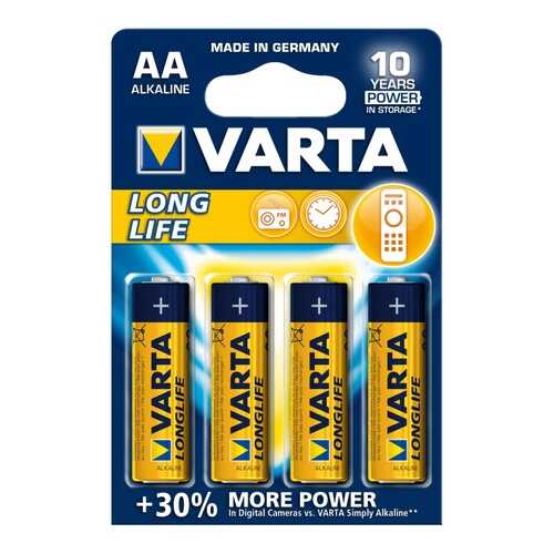 Батарейка Varta LONGLIFE 4 шт в Элекс