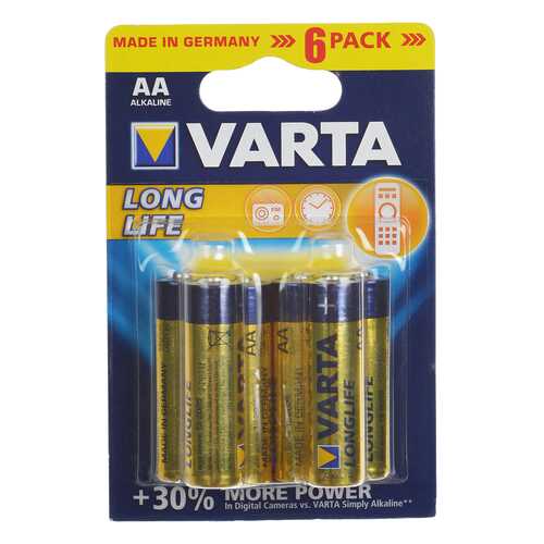 Батарейка VARTA LONGLIFE 4106 6 шт в Элекс