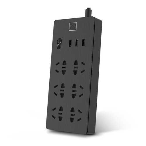 Сетевой фильтр Xiaomi Aigo Power Strip, 6 розеток, 1,8 м, Black в Элекс