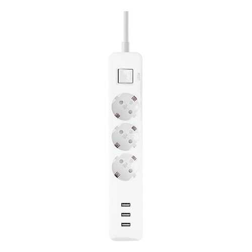 Сетевой фильтр Xiaomi Mi Power Strip, 3 розетки, 1,4 м, White в Элекс