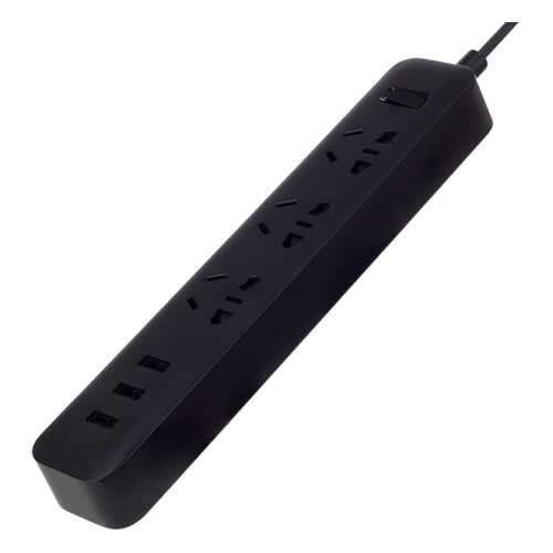 Сетевой фильтр Xiaomi Mi Power Strip, 3 розетки, 1,8 м, Black в Элекс