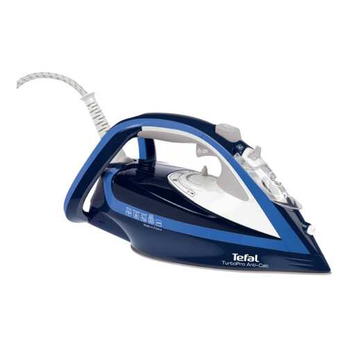 Утюг Tefal Turbo Pro FV5630E0 White/Blue в Элекс