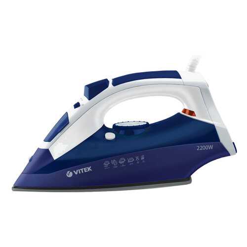 Утюг VITEK VT-1245P + Gift White/Blue/Purple в Элекс