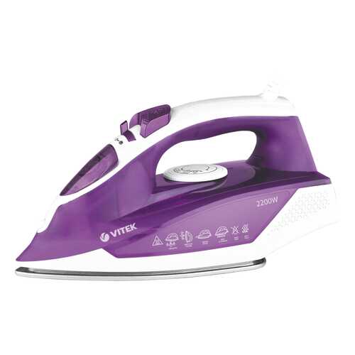 Утюг VITEK VT-8308 White/Purple в Элекс