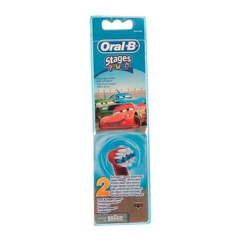 Насадка для зубной щетки Braun Oral-B EB10K Stages Kids Cars 2 шт в Элекс