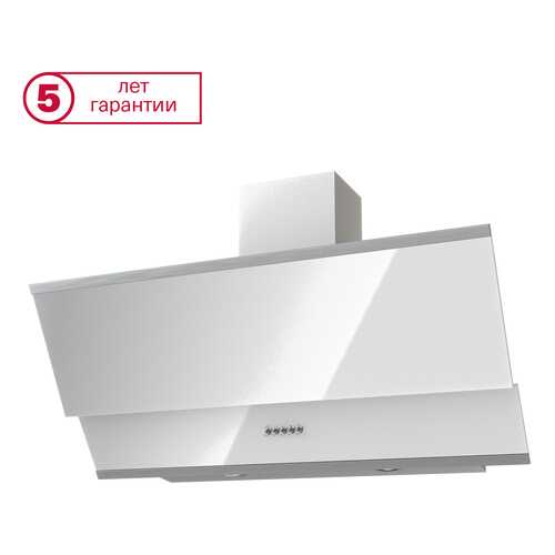 Вытяжка наклонная KRONAsteel Irida 900 PB White/Grey в Элекс